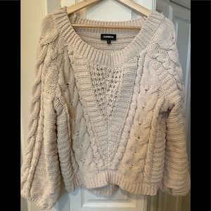 Off the shoulder sweater